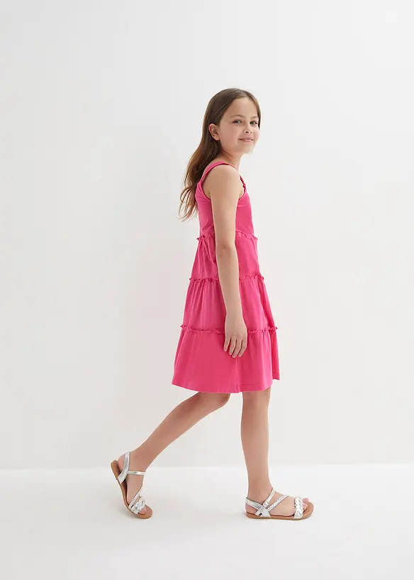Robe 100% coton à bretelles, bonprix