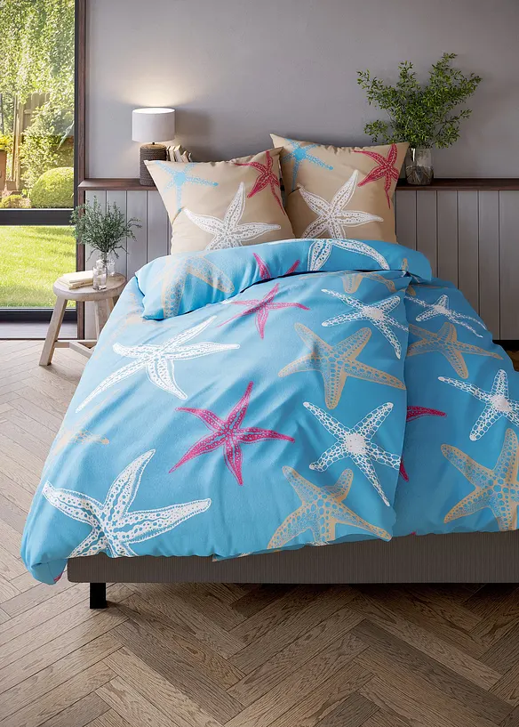 Parure de lit motif étoiles de mer, bonprix