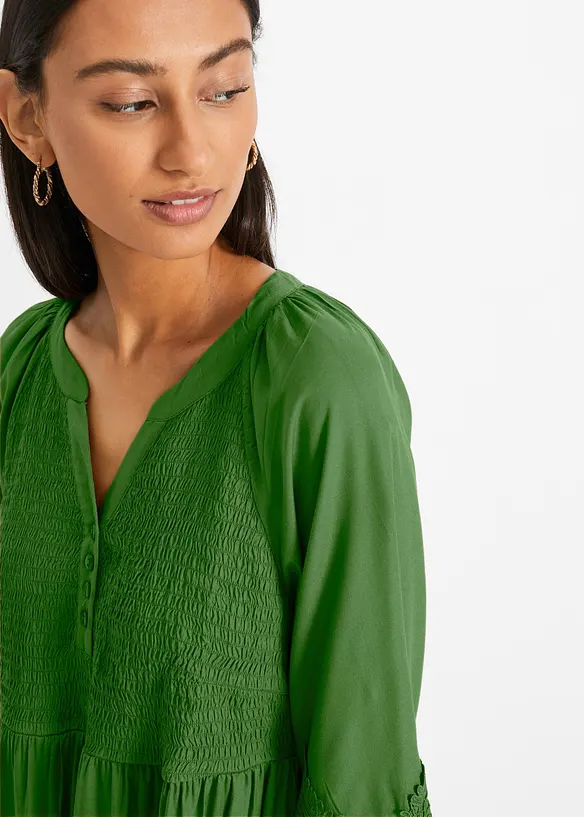 Robe-chemise à dentelle, bonprix