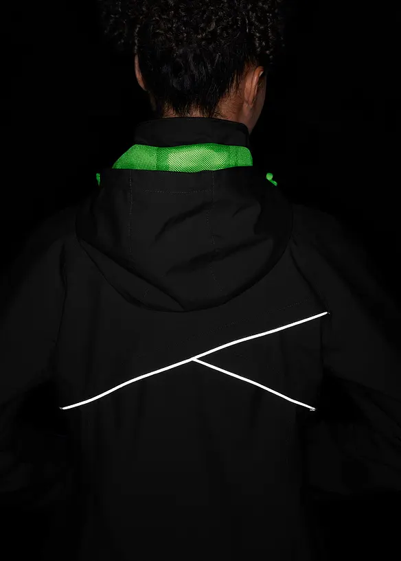 Veste technique imperméable à détails réfléchissants, bonprix