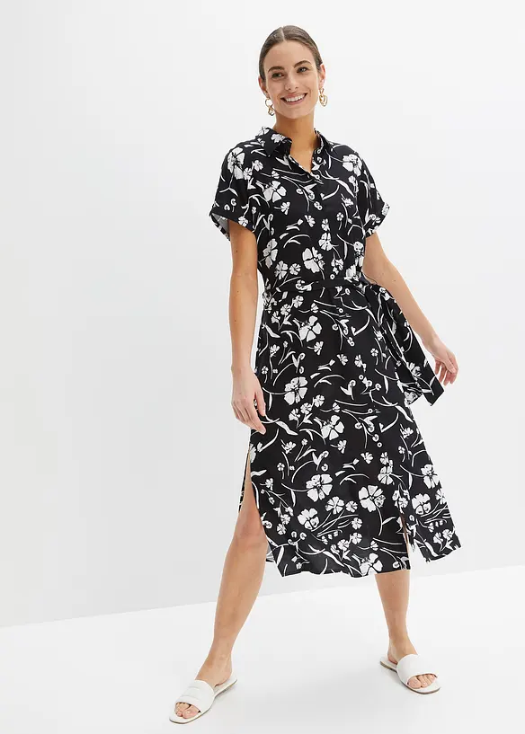 Robe-chemise imprimée, bonprix