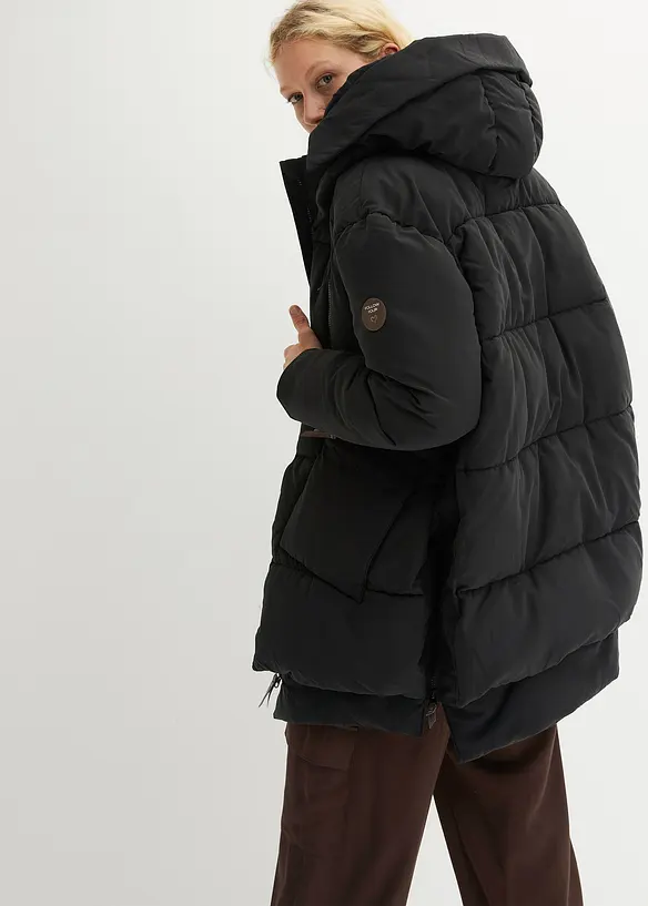 Veste d’hiver oversize à capuche, bonprix