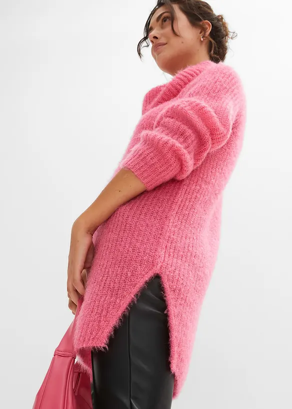 Pull col roulé oversize, bonprix