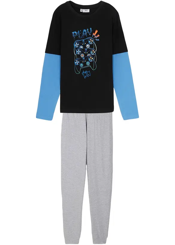 Pyjama avec coton doux (ens. 2 pces), bonprix