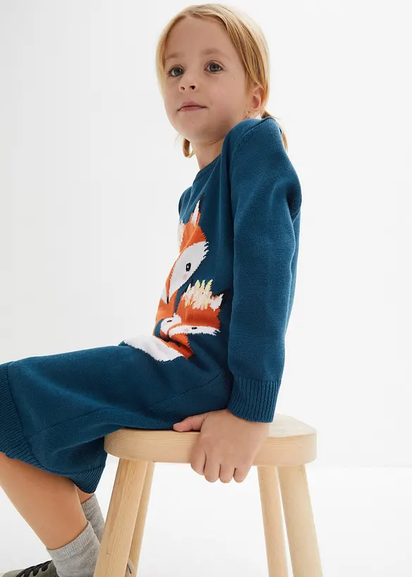 Robe en maille, bonprix