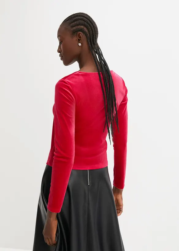 T-shirt en velours, BODYFLIRT