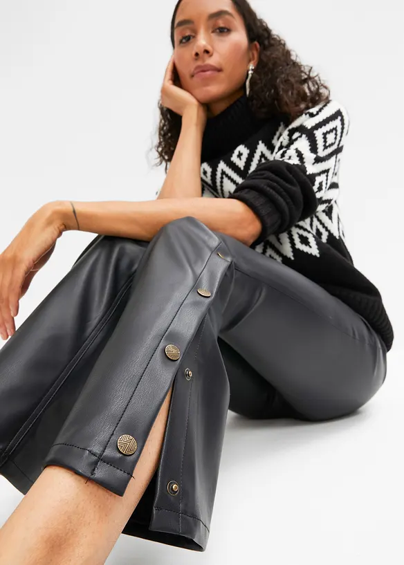 Pantalon évasé avec boutons bijoux, RAINBOW