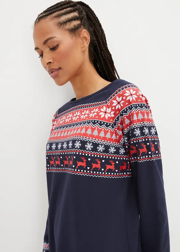 Robe sweat norvégienne, bpc bonprix collection