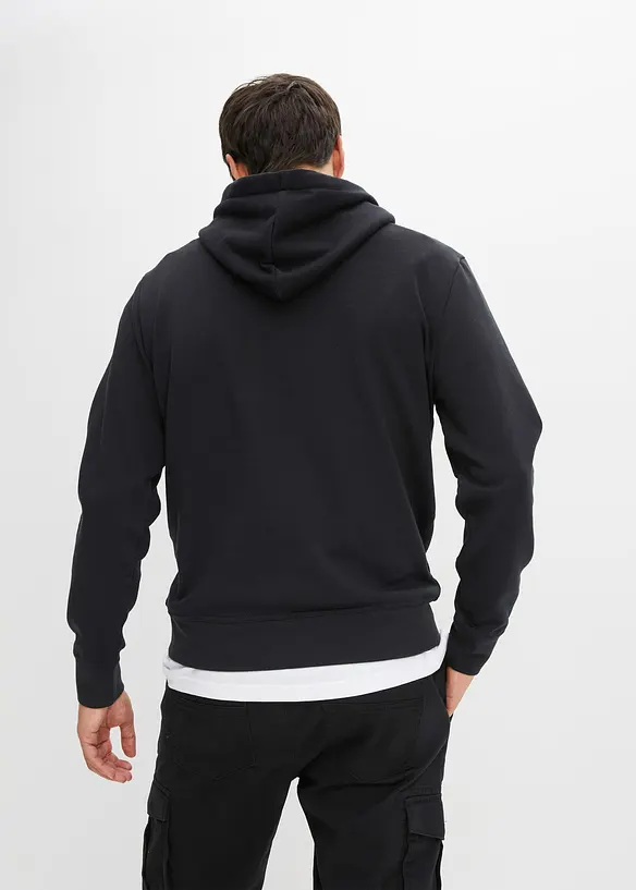 Sweat à capuche 100% coton, bonprix