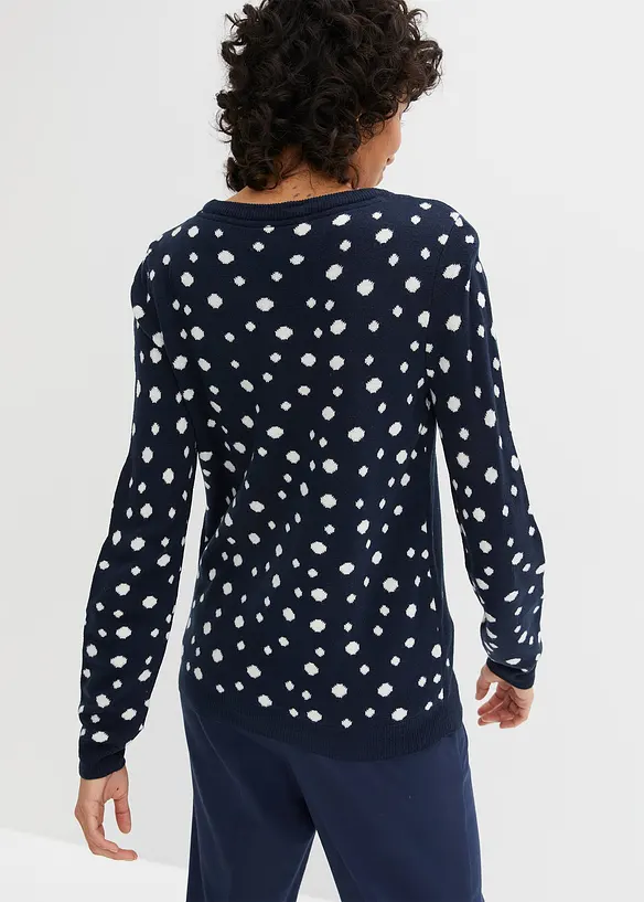 Pull de Noël en fine maille, bonprix