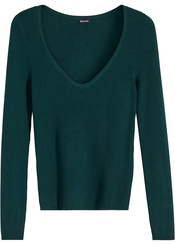 Pull doux en fine maille de viscose majoritaire, bonprix
