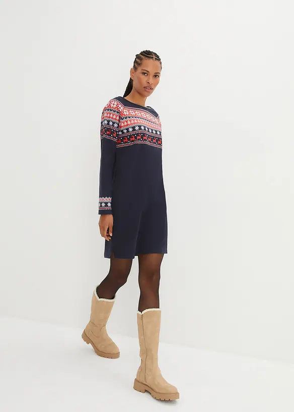Robe sweat norvégienne, bpc bonprix collection