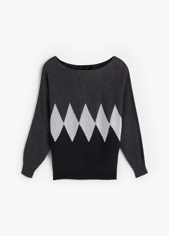 Pull avec motif losanges, bpc selection