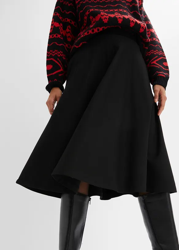 Jupe en jersey milano, longueur genou, bonprix