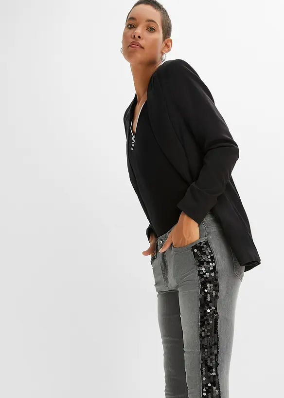 Jean skinny à paillettes, BODYFLIRT