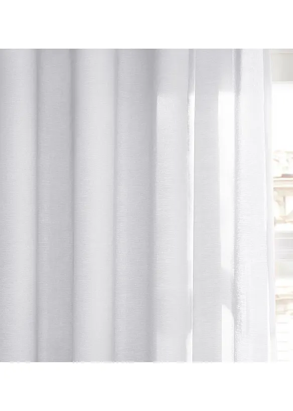 Voilage texturé avec polyester recyclé (1 pce.), bonprix