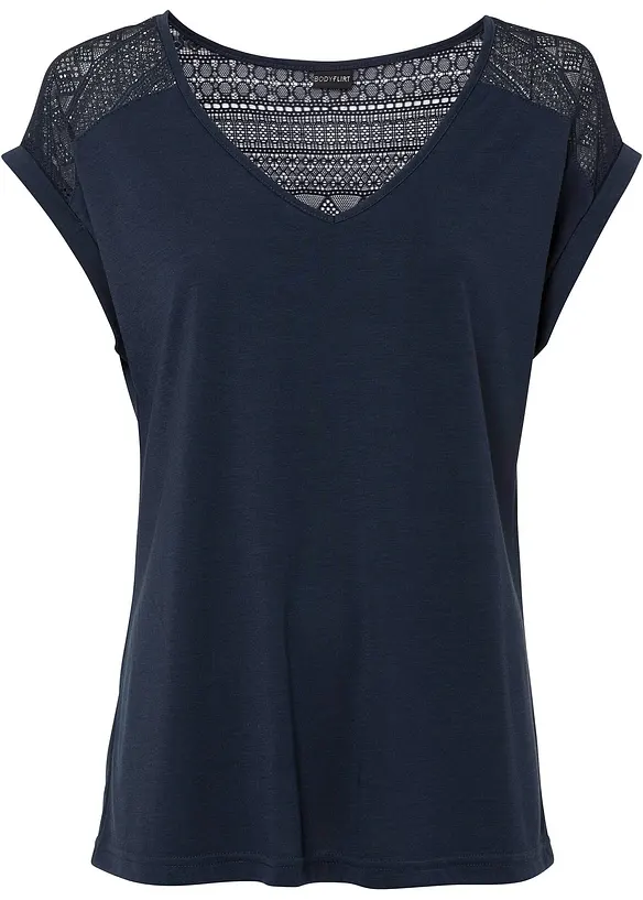 T-shirt en viscose mélangée, bonprix