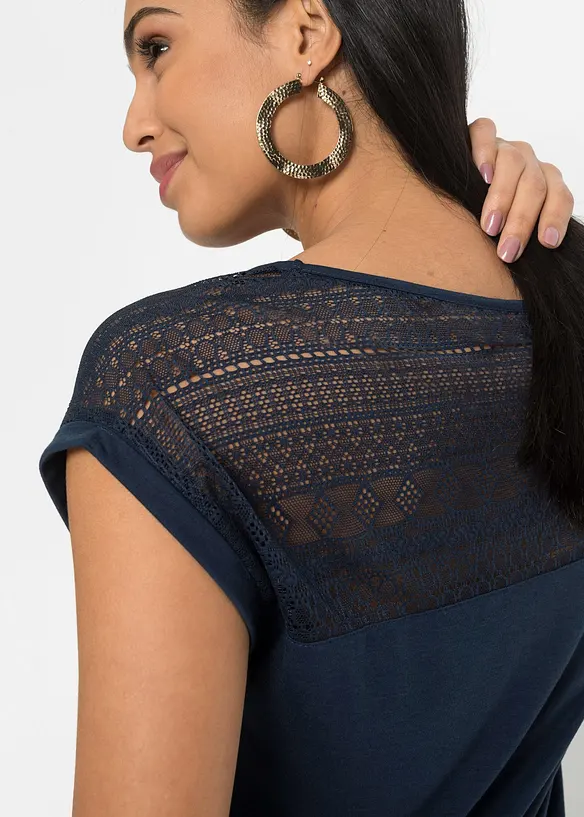 T-shirt en viscose mélangée, bonprix