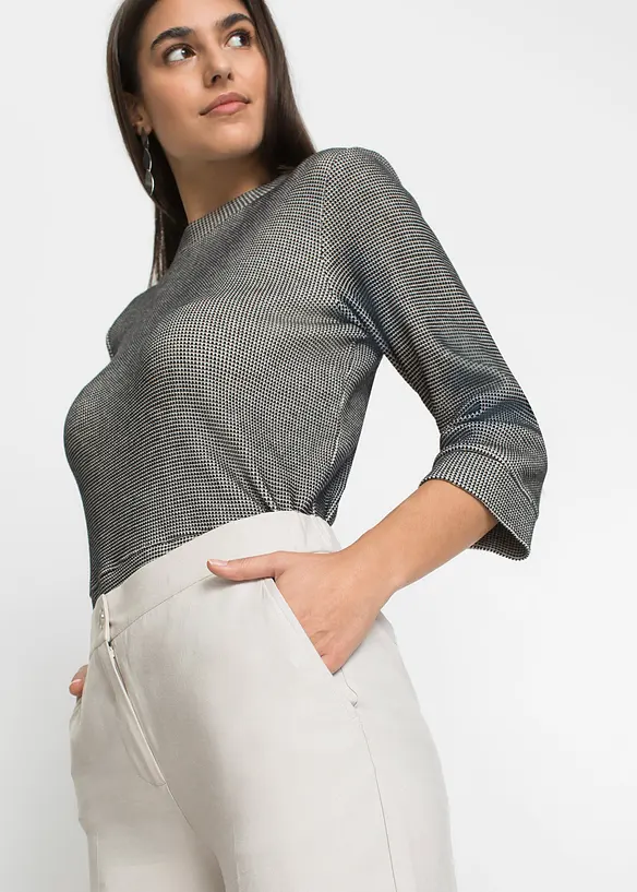 Pantalon de tailleur léger en viscose majoritaire, bonprix