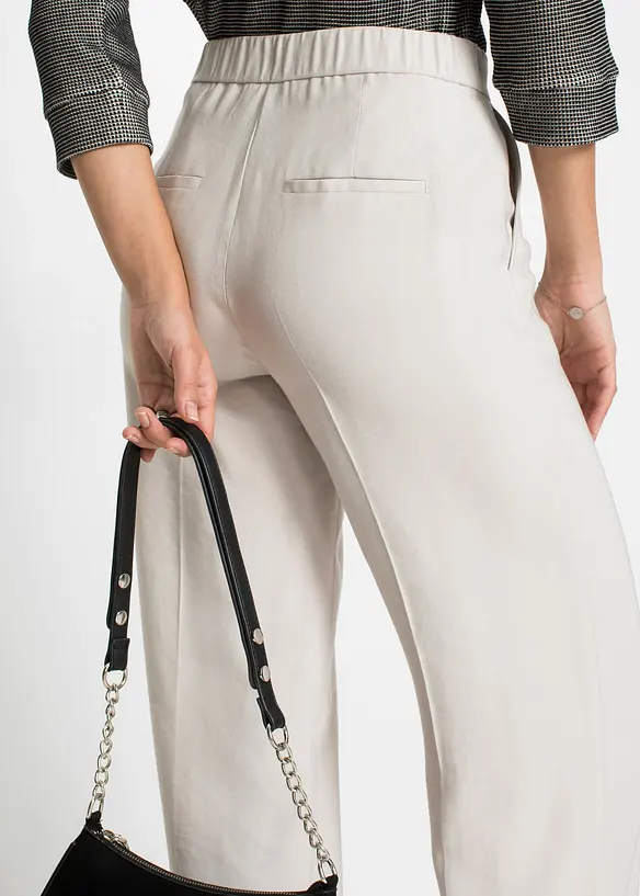 Pantalon de tailleur léger en viscose majoritaire, bonprix