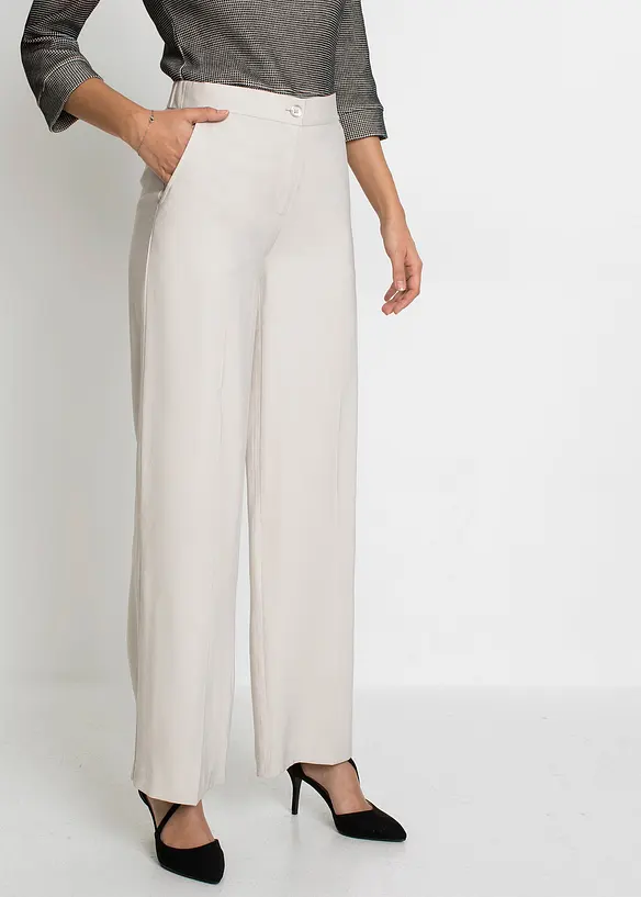 Pantalon de tailleur léger en viscose majoritaire, bonprix