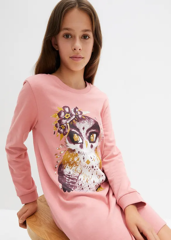 Robe en molleton 100% coton, bonprix