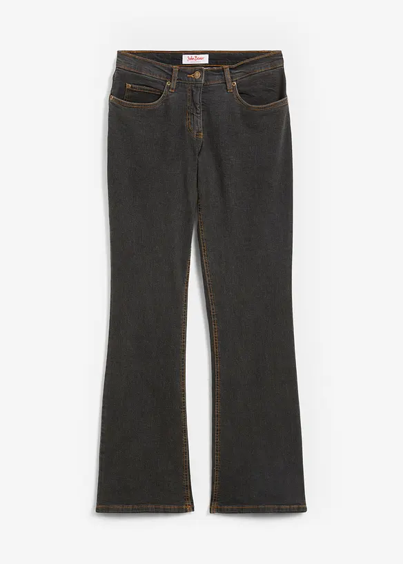 Jean bootcut taille haute, extensible, bonprix