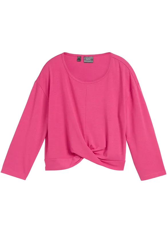 T-shirt fille manches longues 7/8 sportif, bpc bonprix collection