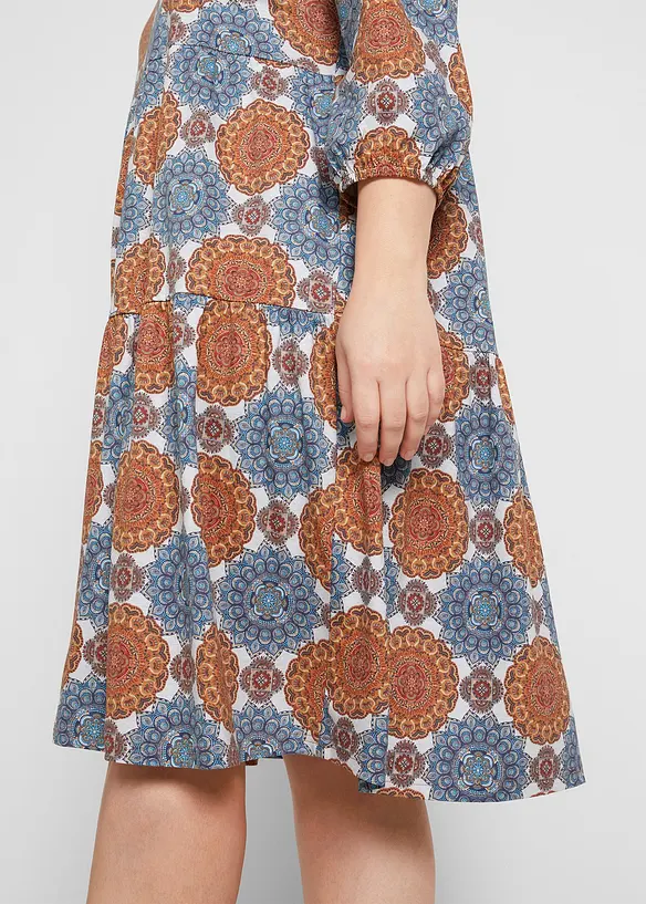Robe fluide en jersey viscose mélangée, bonprix