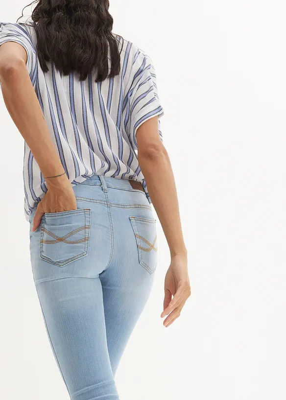 Jean Skinny taille moyenne, extensible, bonprix