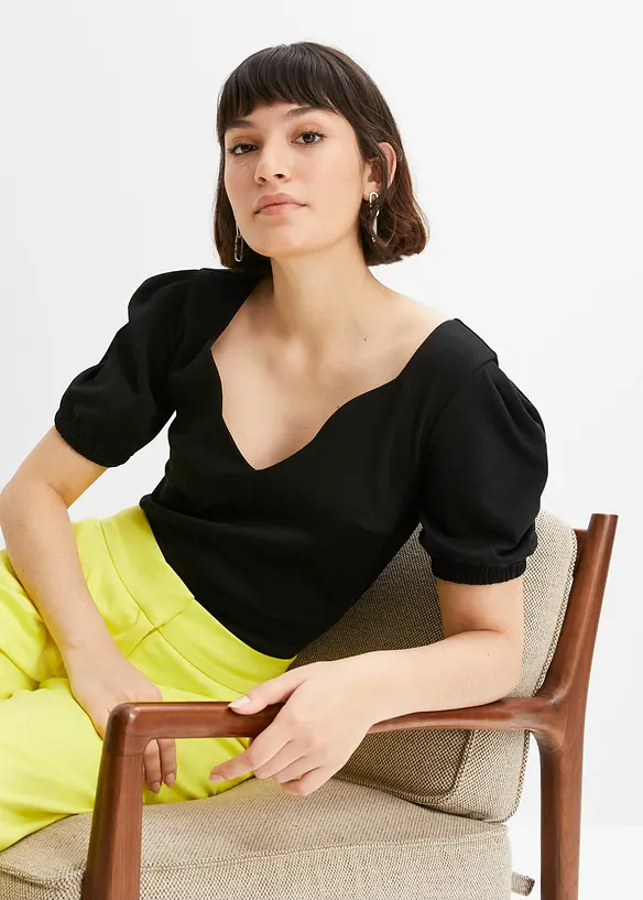 Top à manches bouffantes, BODYFLIRT