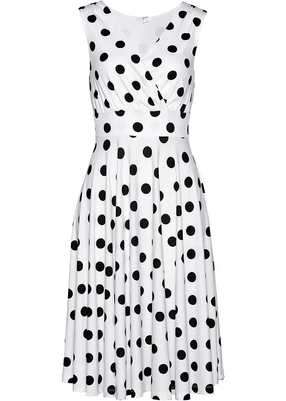 Robe en jersey à pois, bonprix