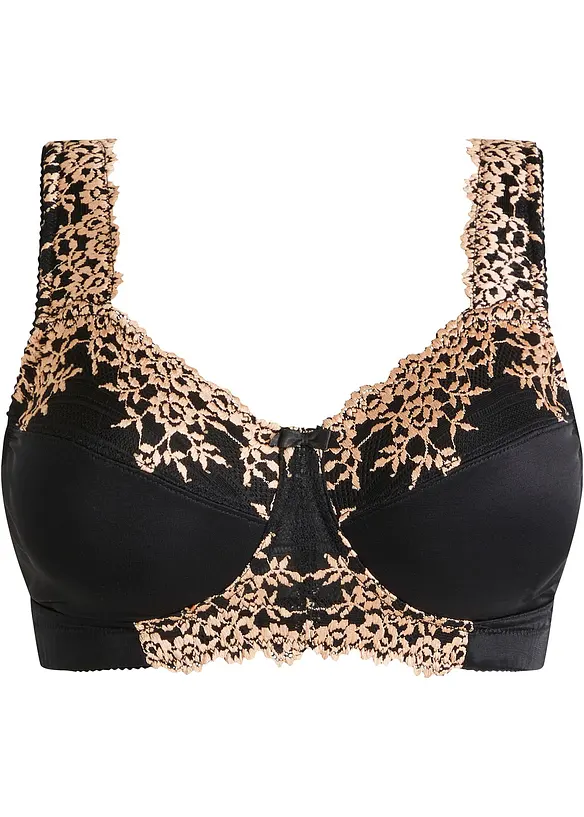 Soutien-gorge grand maintien sans armatures, bretelles rembourrées, bonprix