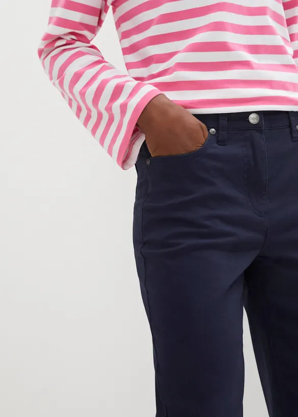 Pantalon Mom-Fit, taille haute, bonprix
