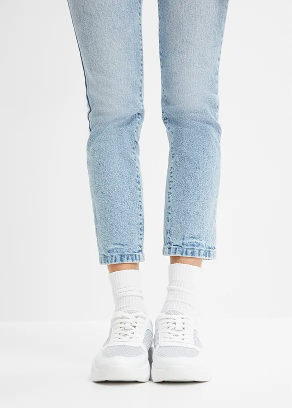 Jean Slim taille moyenne, cropped, bonprix