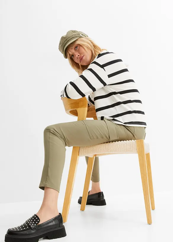 Pantalon cargo Skinny taille haute, RAINBOW