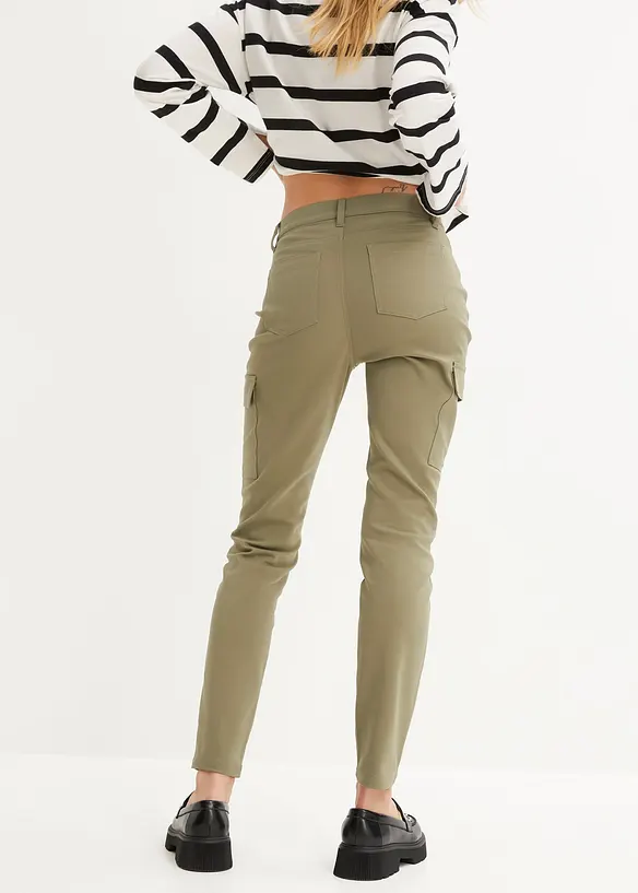 Pantalon cargo Skinny taille haute, RAINBOW