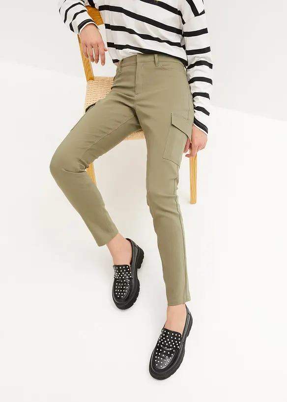 Pantalon cargo Skinny taille haute, RAINBOW