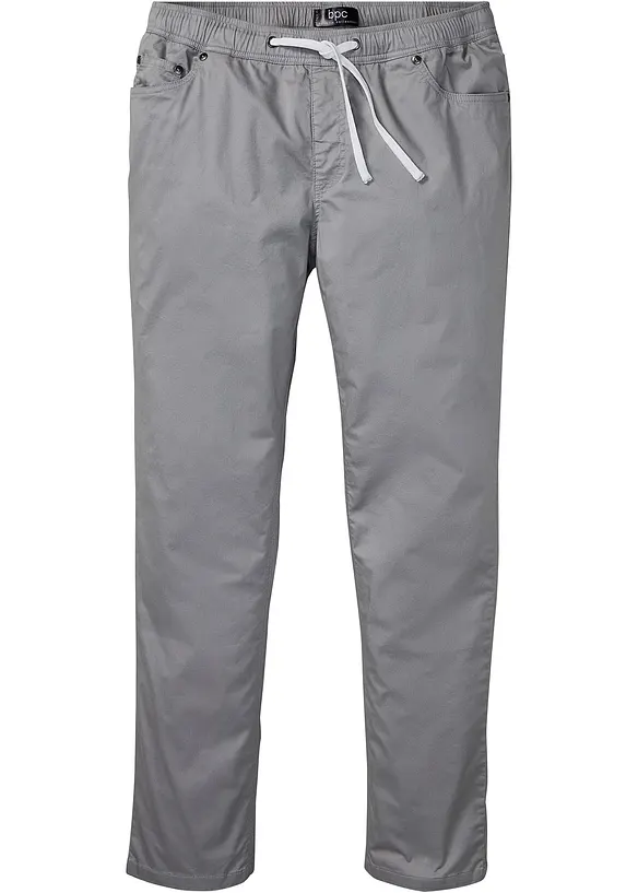 Pantalon droit extensible taille élastiquée, regular, bonprix