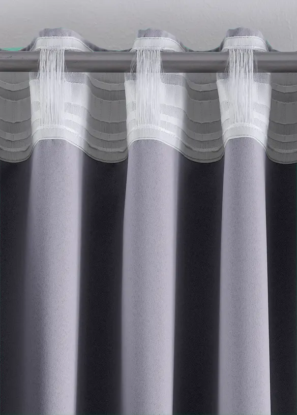 Rideau occultant (1 pce), taille normale et XXL, bonprix