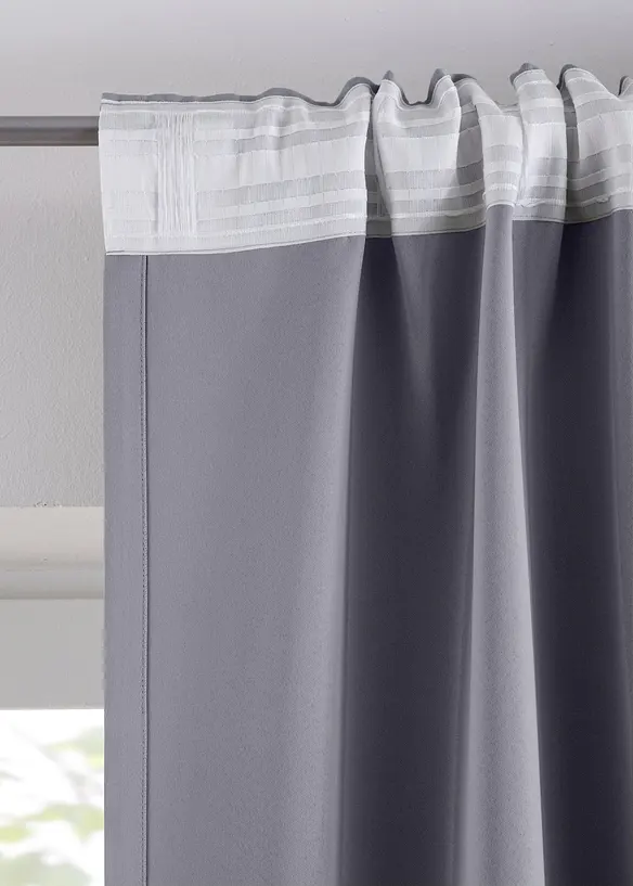 Rideau occultant (1 pce), taille normale et XXL, bonprix