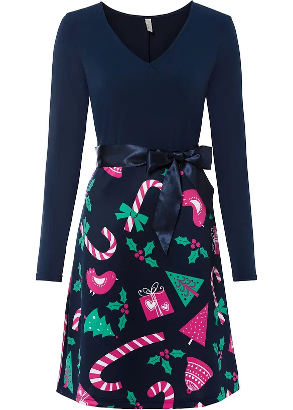 Robe trapèze courte, bonprix