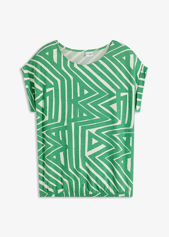 T-shirt fluide et oversize en viscose extensible, bonprix