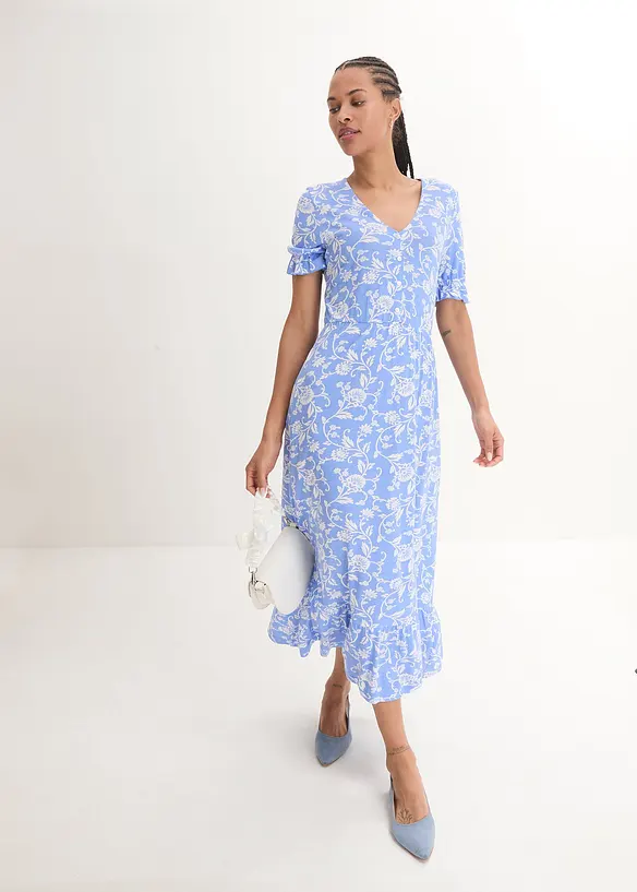 Robe fluide en jersey viscose, bonprix