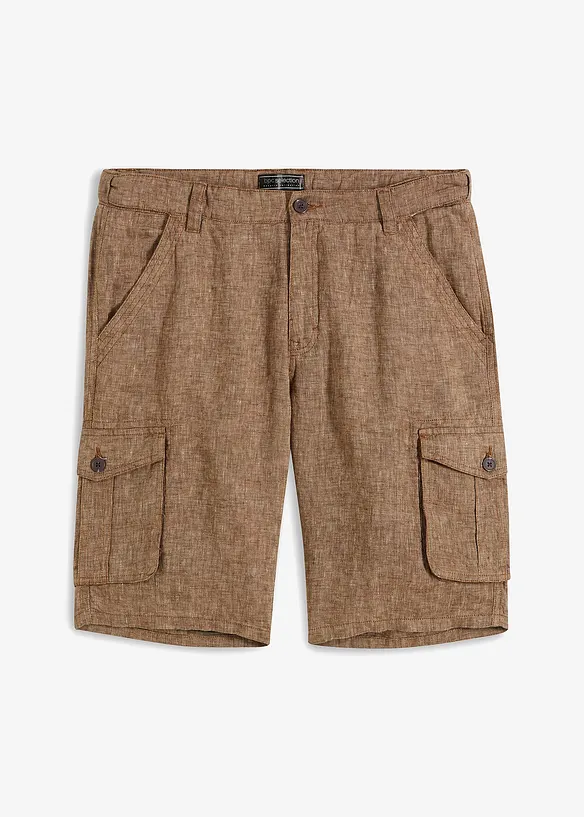 Bermuda cargo en lin, bonprix