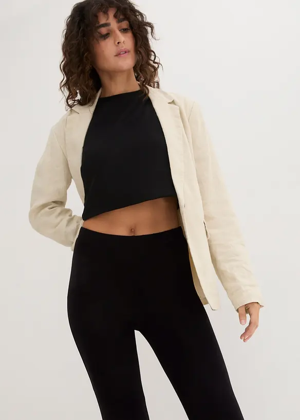 Lot de 2 leggings 100% coton, bonprix