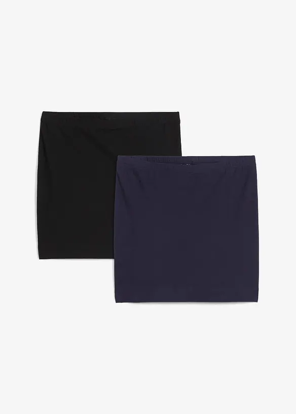 Lot de 2 jupes en jersey coton extensible, bonprix