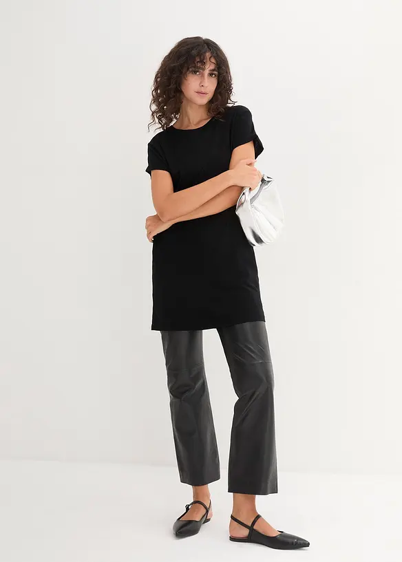 T-shirt long et boxy à manches courtes, bonprix