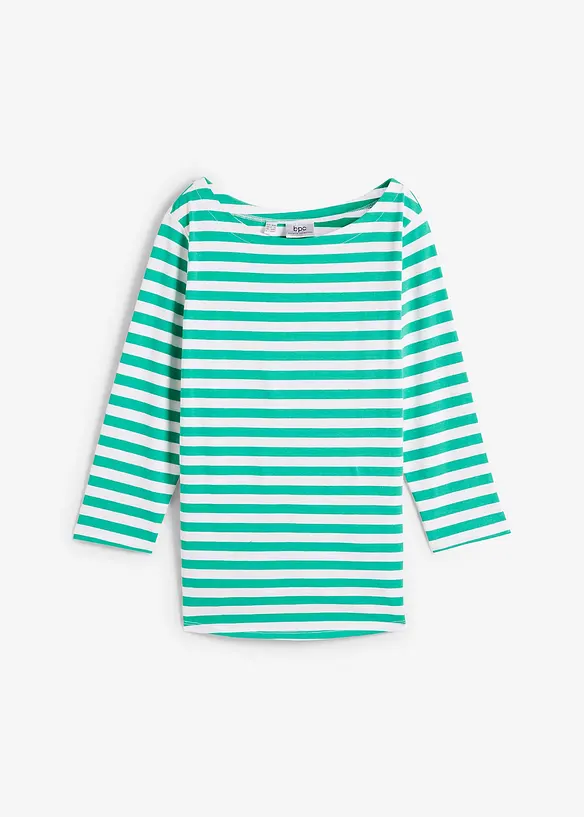 T-shirt à encolure bateau, bonprix