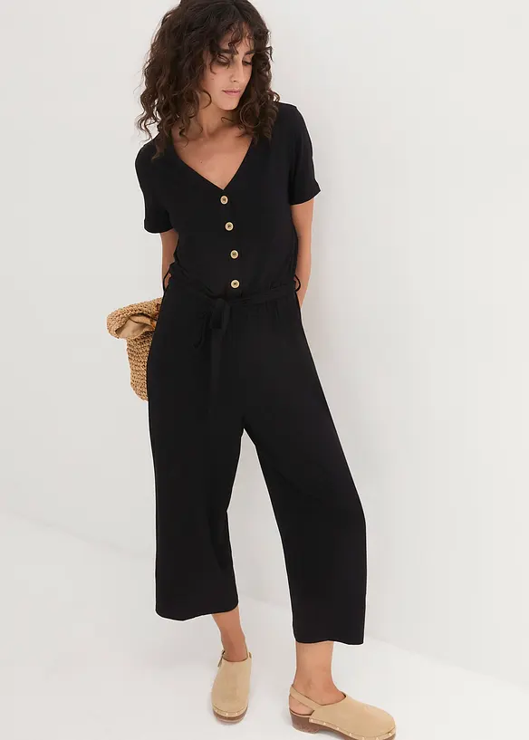 Combinaison en jersey de viscose mélangée, bonprix